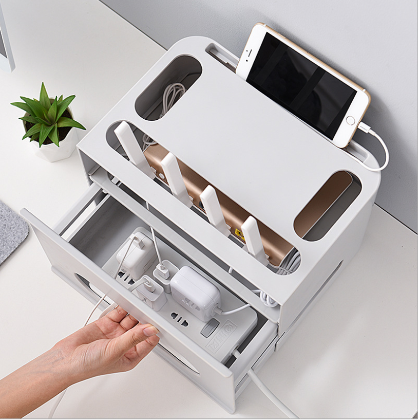 The Vantique™ Seamless Cable Organizer Box